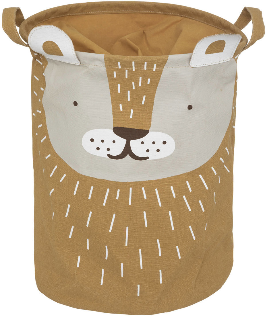 Atmosphera for kids Úložný kôš na hračky ANIMAL 40 cm, hnedá farba