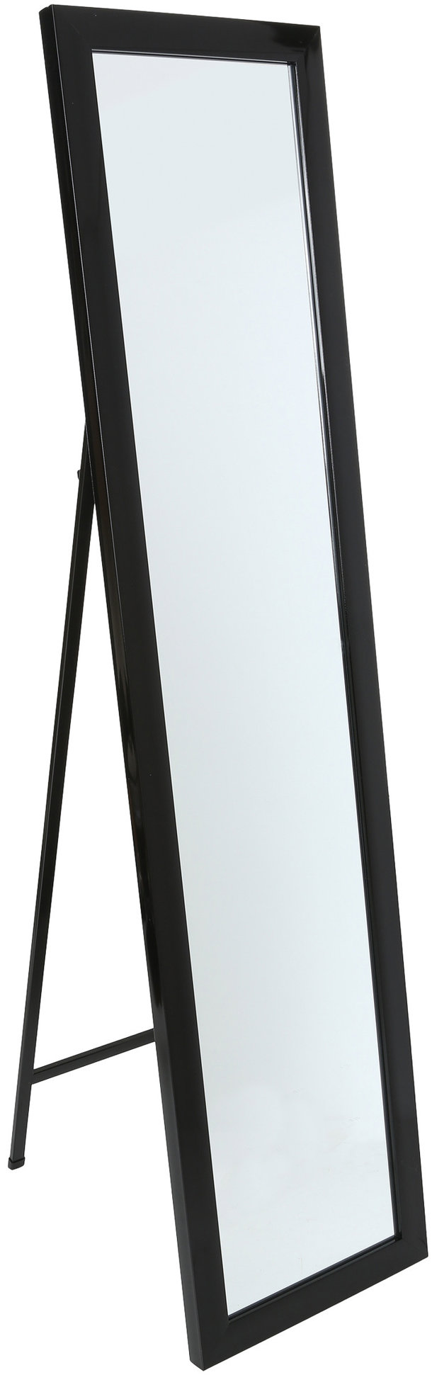 5five Simply Smart Veľké stojacie zrkadlo Classique, čierne, 35 × 155 cm