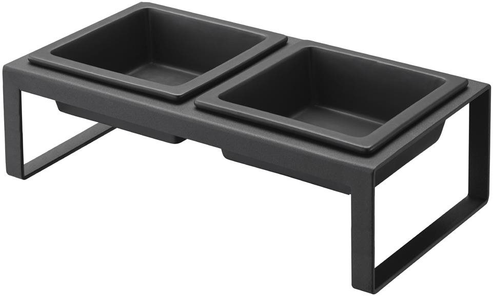 Yamazaki Pet misky Tower 4745 čierne