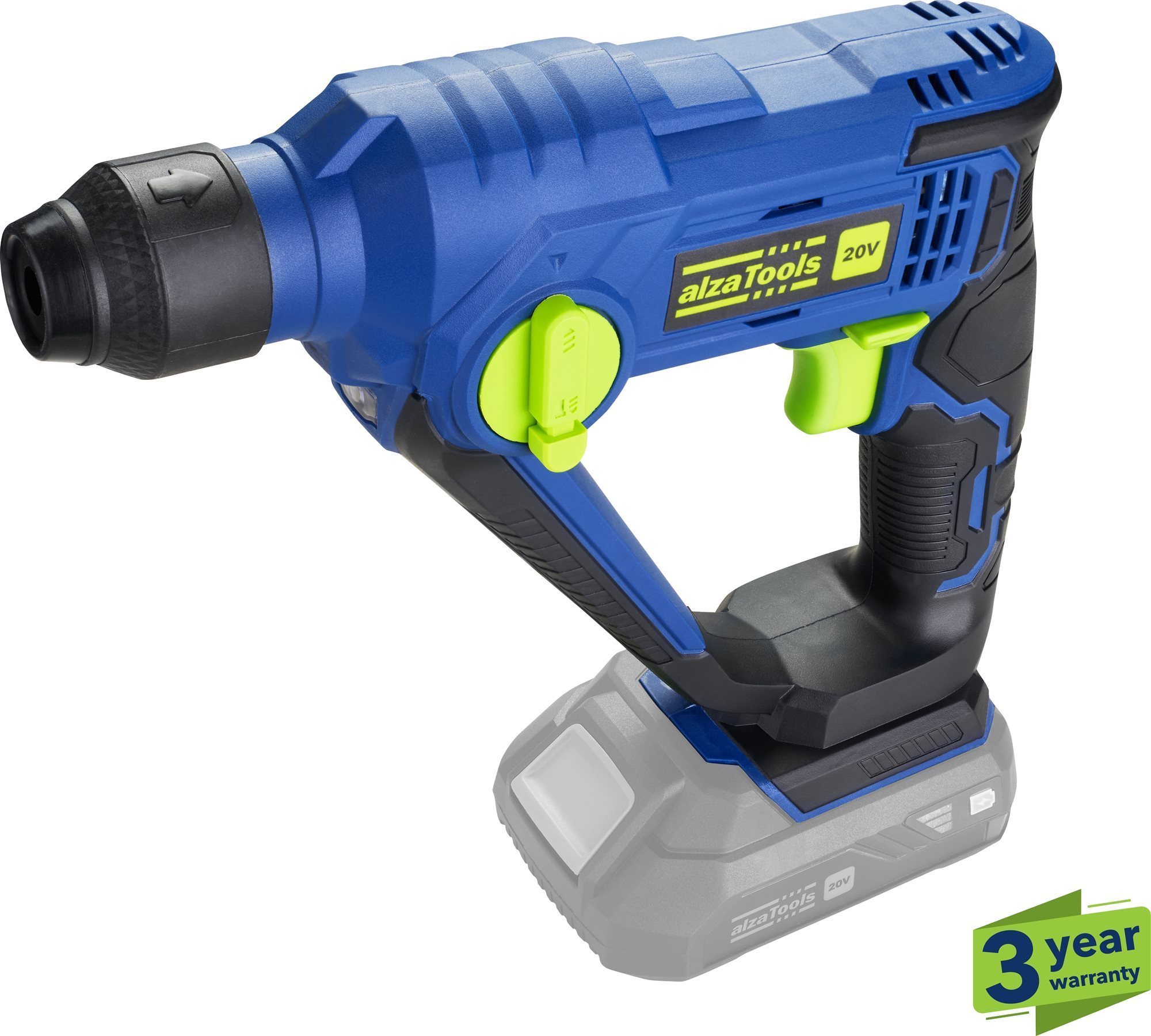 ALZATOOLS Vŕtacie kladivo AKU CRH20V BatteryONE 20V (bez aku)