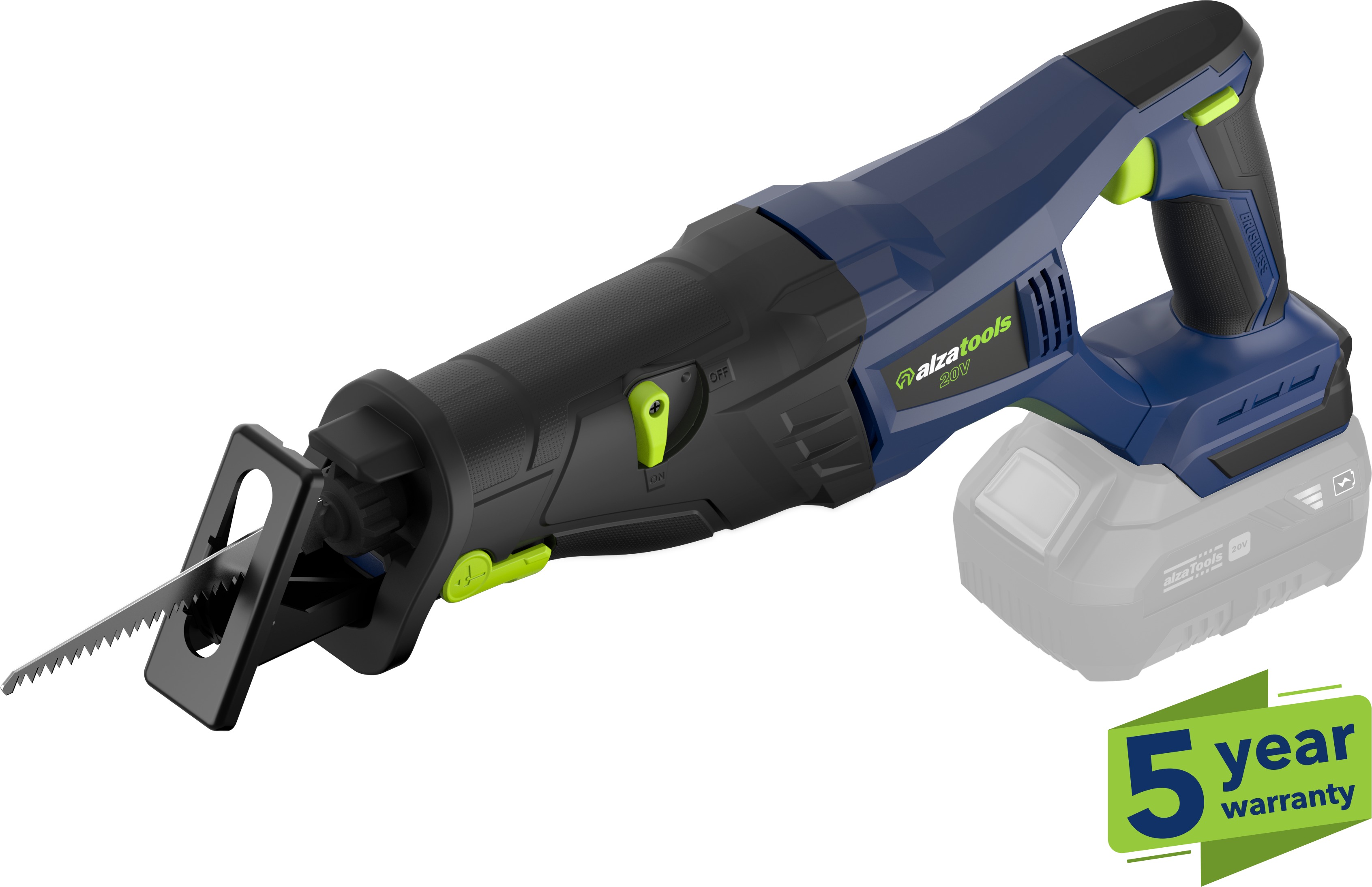 AlzaTools PRO CBRS20V Brushless BatteryONE 20 V