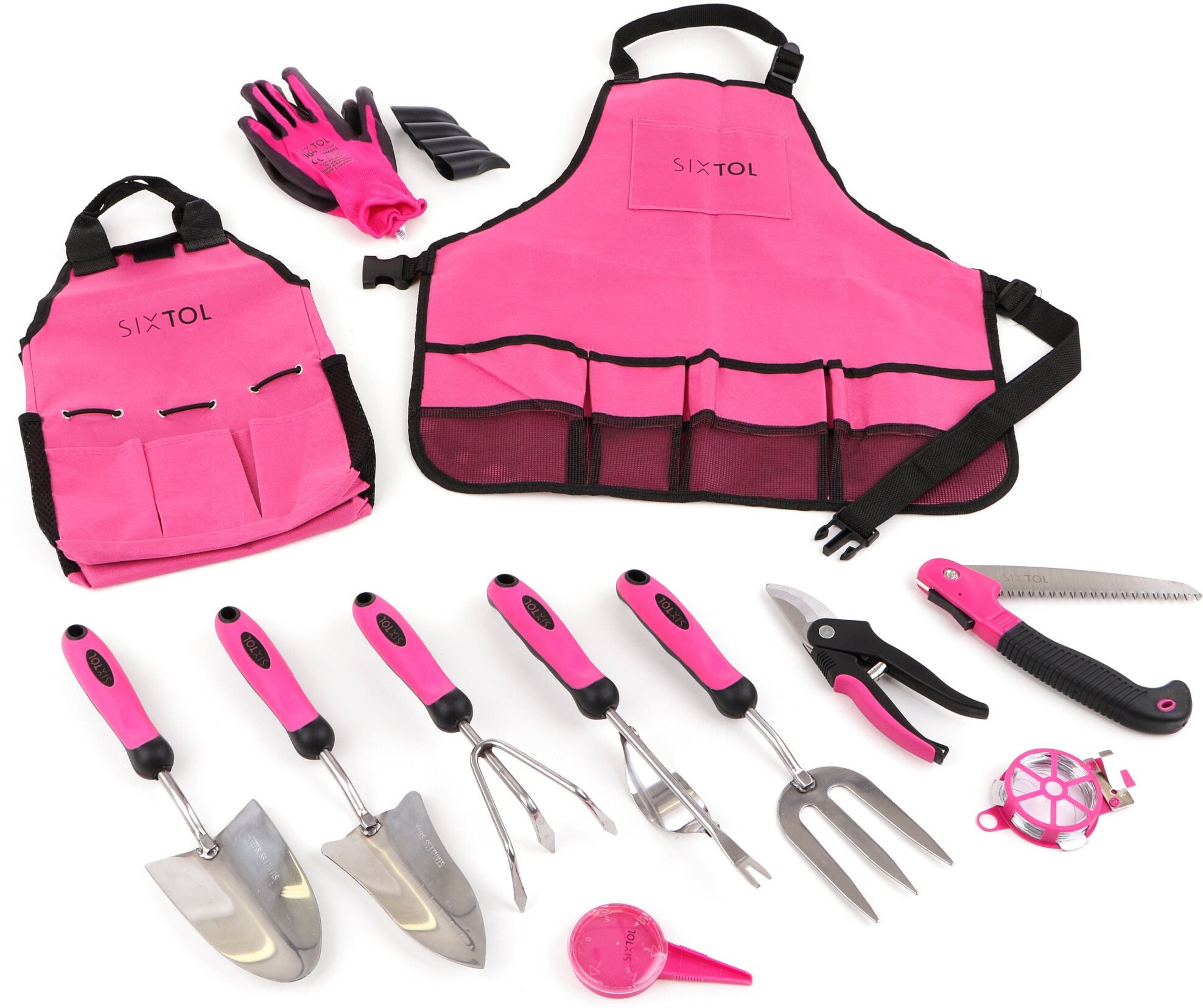 SIXTOL Súprava záhradného náradia GARDEN PINK 12