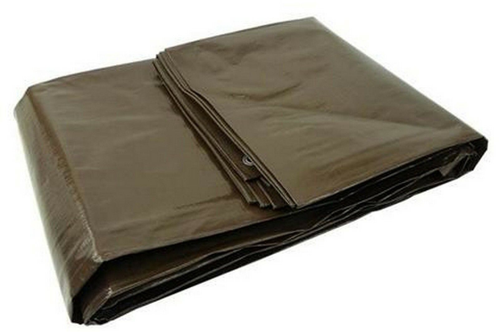 GEKO Plachta, PP + PE, 4 × 8 m, 200 g/m2, hnedá