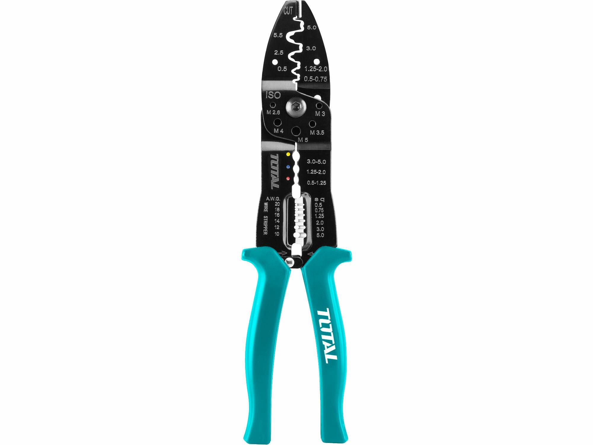 TOTAL-TOOLS Kliešte odizolovacie a štiepacie, 250 mm, industrial