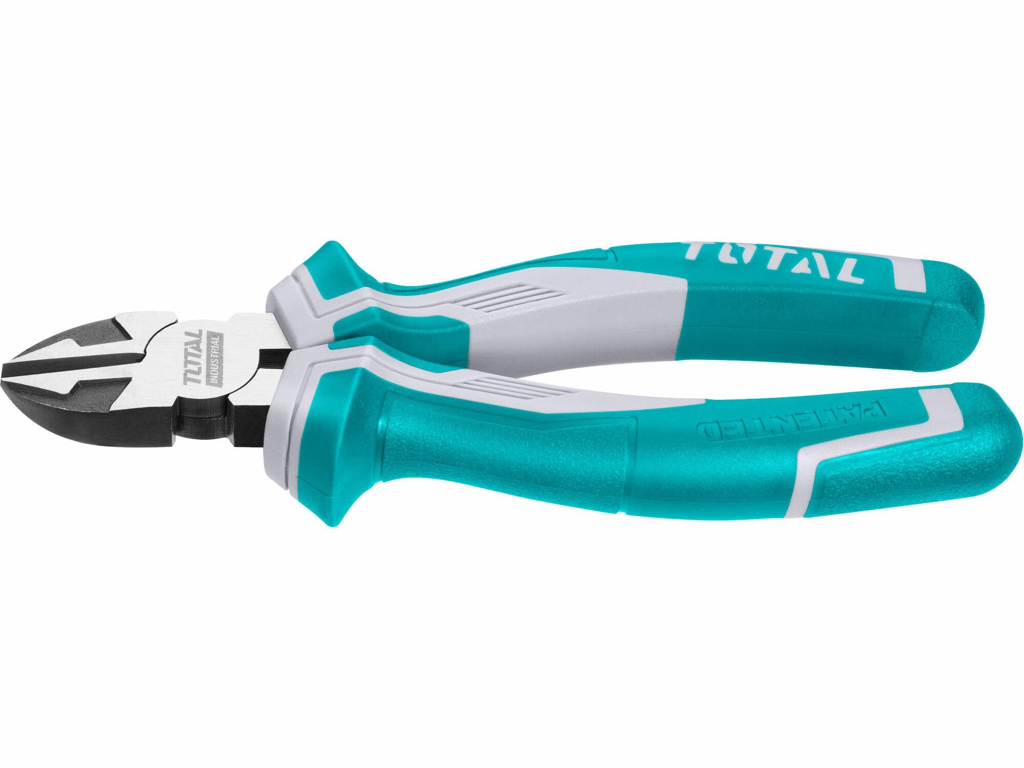 TOTAL-TOOLS Kliešte štiepacie bočné, 160 mm, industrial