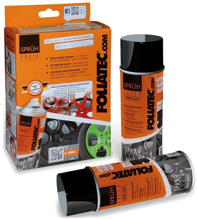 Foliatec v spreji, zlatá metalická 2× 400 ml