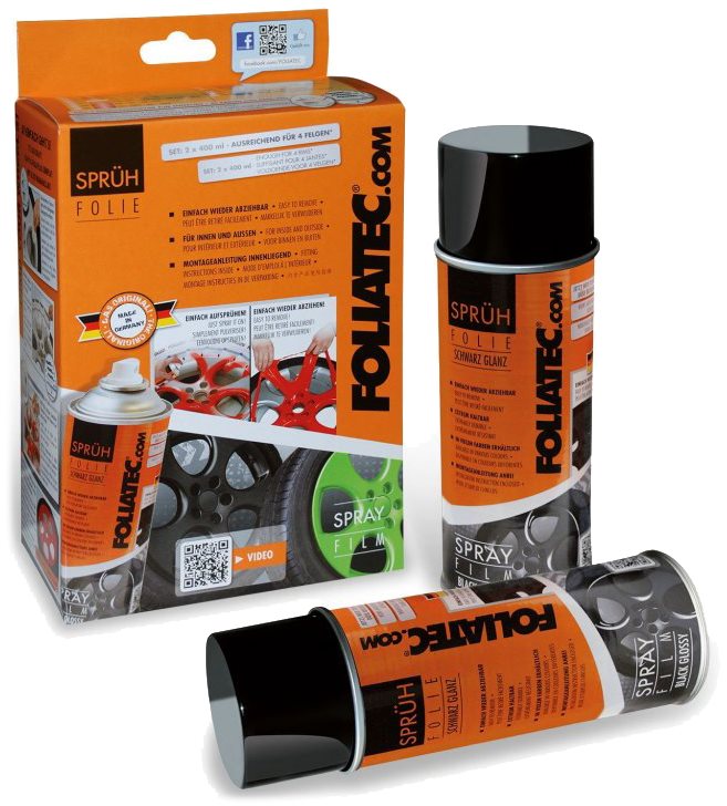 FOLIATEC – v spreji – biela lesklá 2× 400 ml