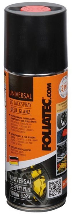 FOLIATEC - farba na brzdy v spreji - žltá