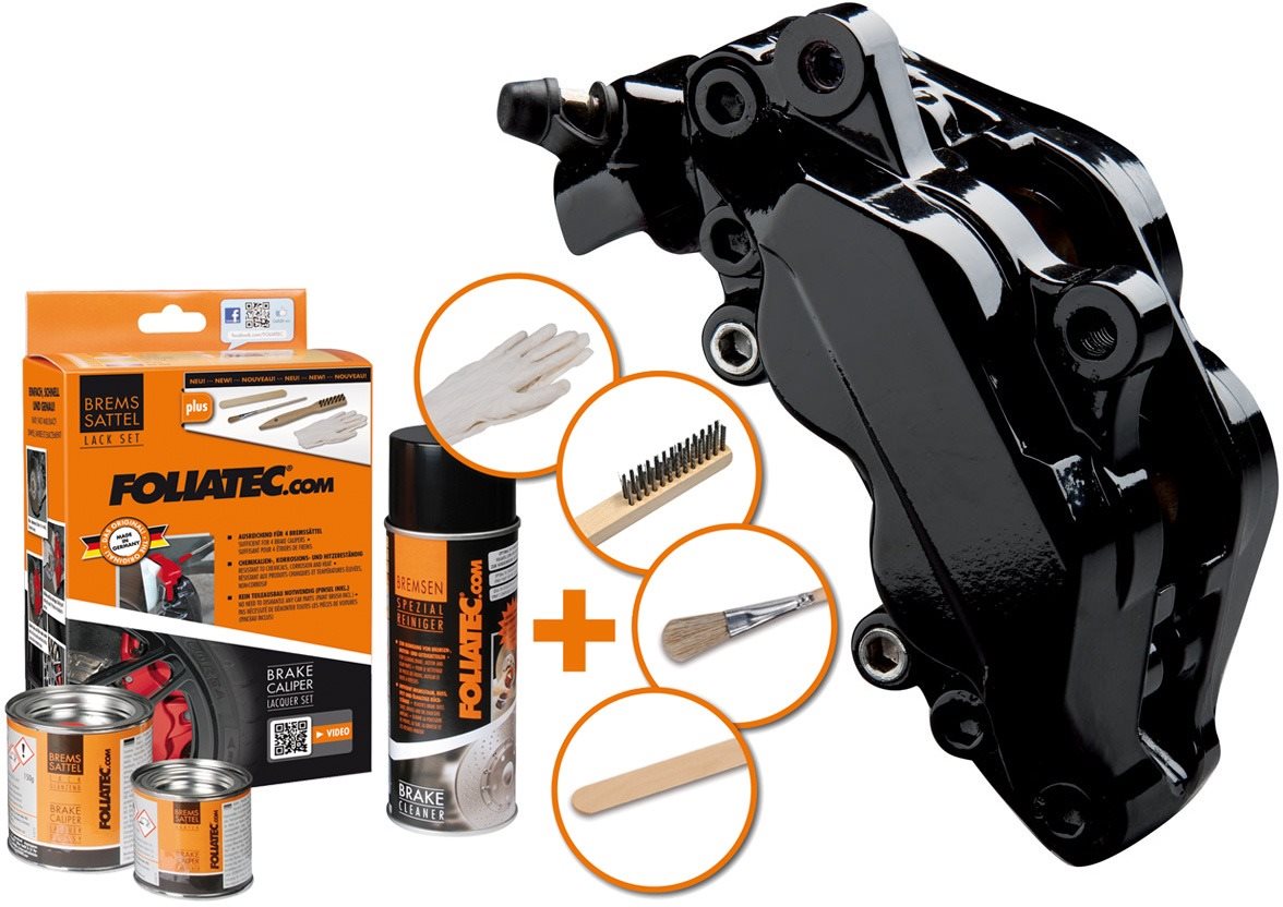 FOLIATEC - farba na brzdy - čierna