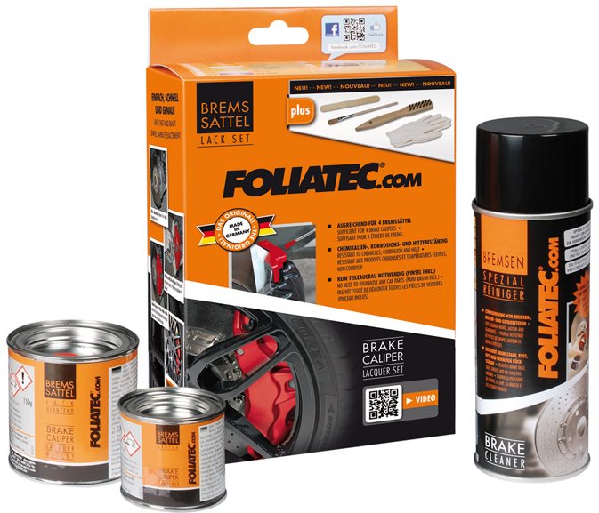 FOLIATEC - farba na brzdy - oranžová