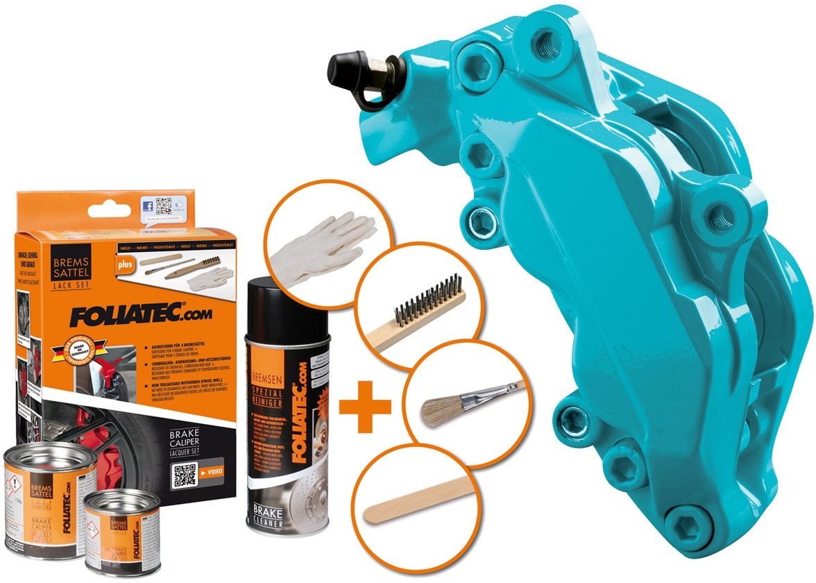 FOLIATEC - farba na brzdy - tyrkysová