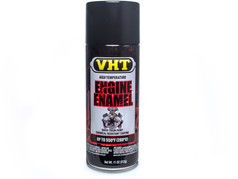 VHT Engine Enamel farba na motory lesklá čierna, do teploty až 288 °C