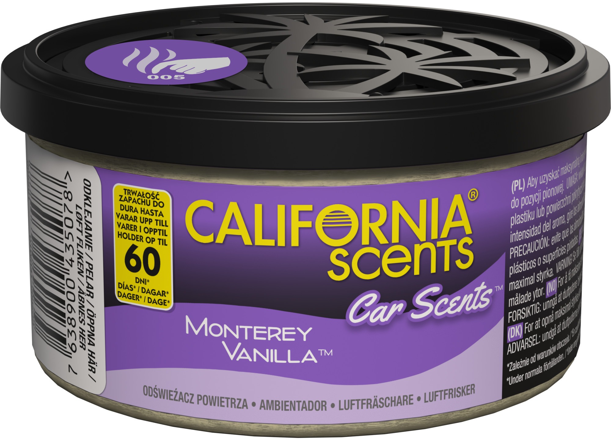 California Scents, vôňa Car Scents Monterey Vanilla