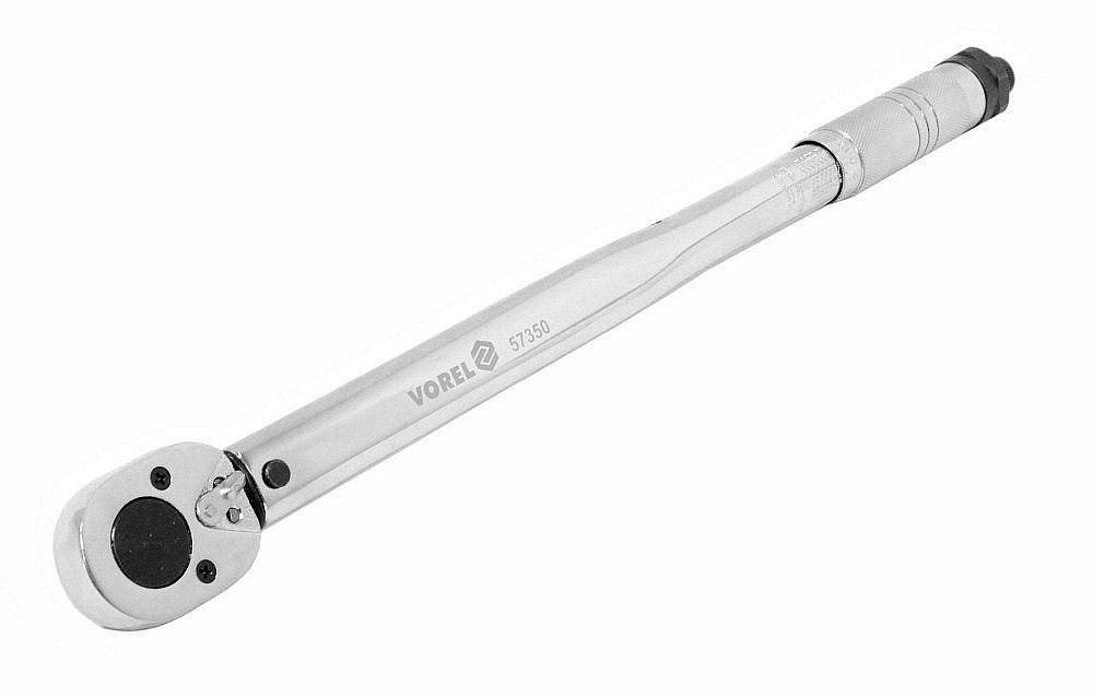 VOREL - Kľúč momentový 1/2", 465 mm, 28 – 210 Nm