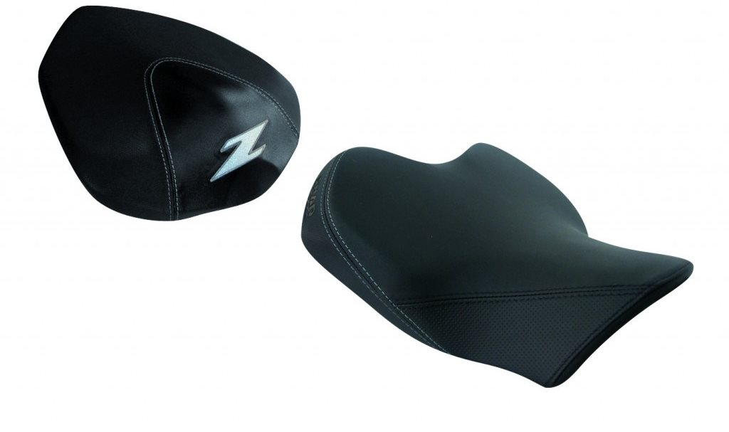 SHAD Komfortné sedlo čierne, tmavo sivé švy pre KAWASAKI Z 1000 (2007–2009)