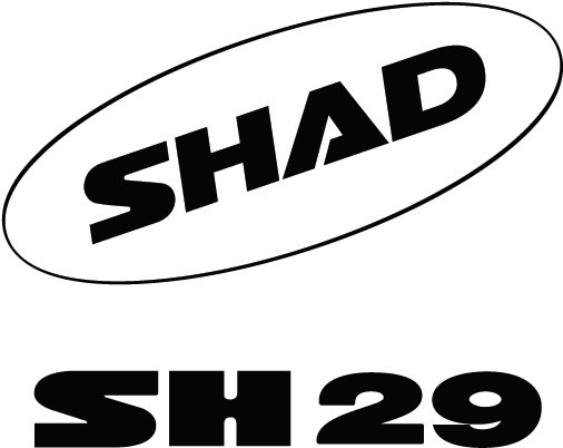 SHAD Samolepky biele pre SH29