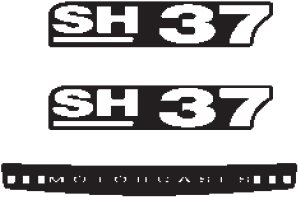 SHAD Samolepky pre SH37
