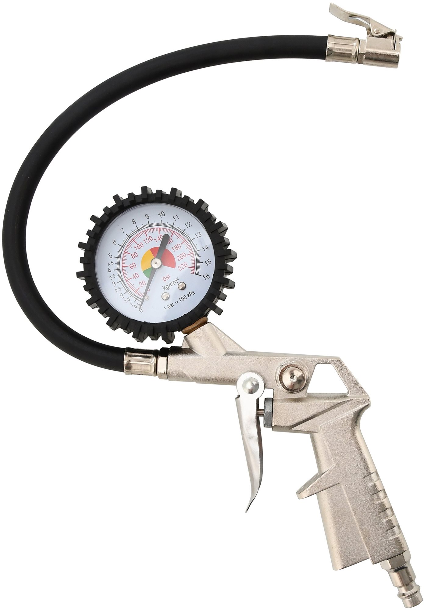 COMPASS - Vzduchová pištoľ na pneu s manometrom