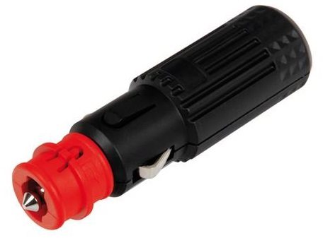 LAMPA Zástrčka do zapaľovača 12/24 V s poistkou a LED kontrolkou