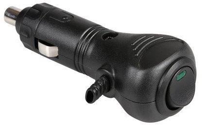 LAMPA Zástrčka do zapaľovača 12/24 V s vypínačom a LED kontrolka