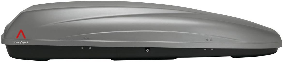 G3 Krono 480 - objem 390 l, pravostranné otváranie, matný sivý