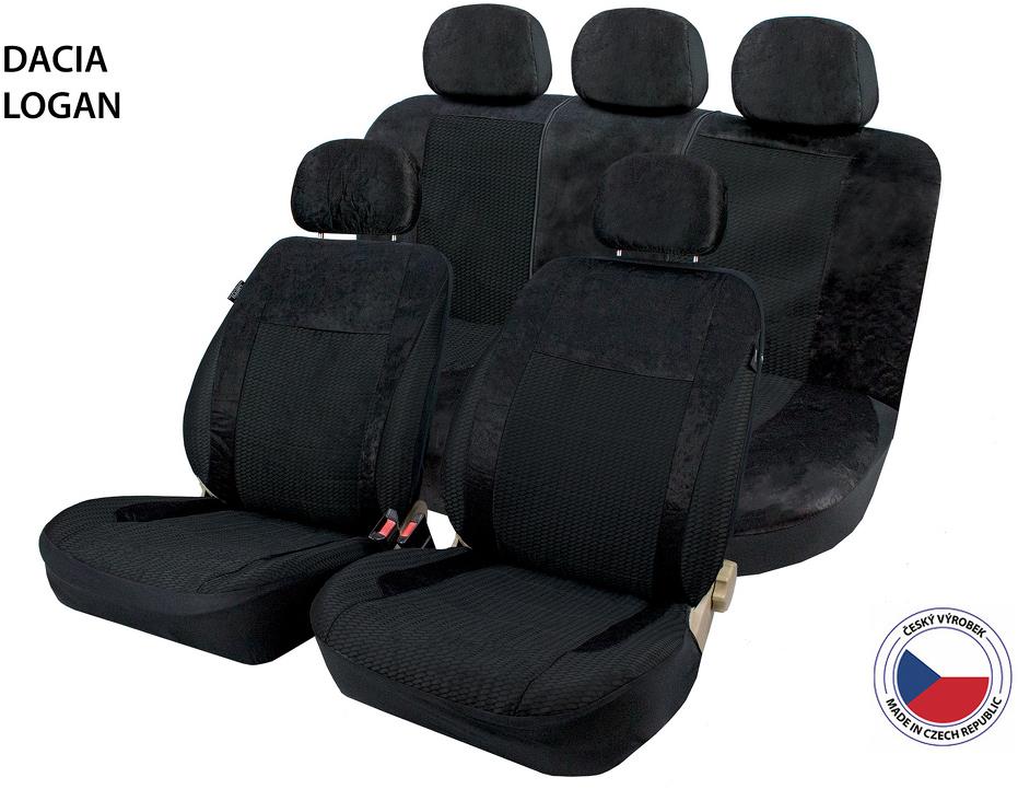 CAPPA autopoťahy Perfetto AL Dacia Logan, čierne