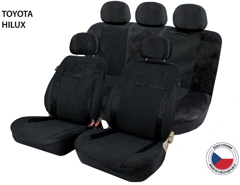CAPPA autopoťahy Perfetto AL Toyota Hilux, čierne