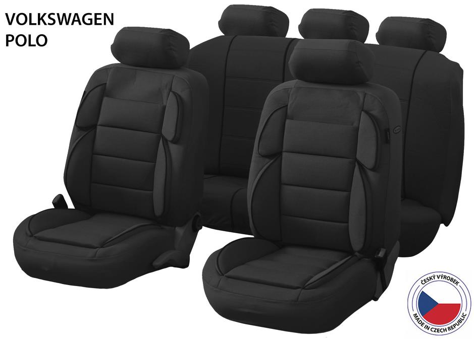 CAPPA autopoťahy Perfetto YL Volkswagen Polo, čierne