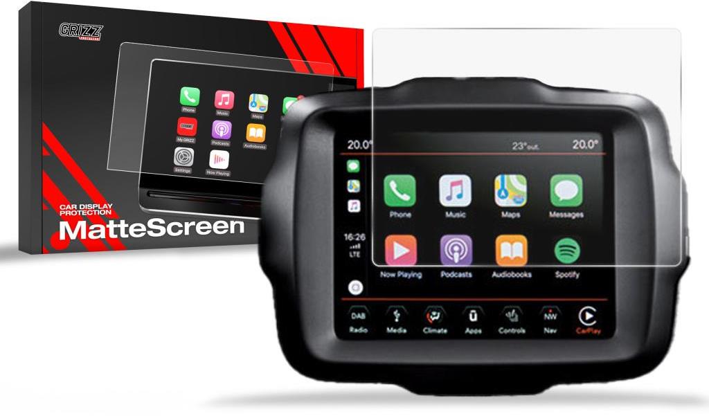 GRIZZ Matná fólia na LCD displej navigácie Jeep Renegade