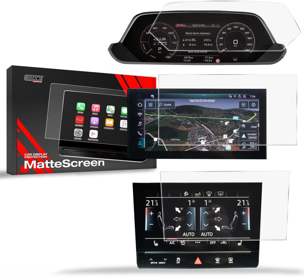 GRIZZ Matná fólia na LCD displej navigácie Audi Q8 e-tron