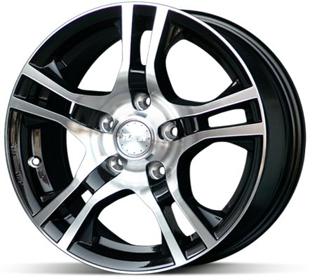 Platin P53 Black 6 × 15, 4 × 100, ET45