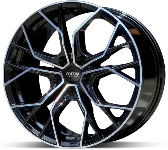 Platin P118 Black 8x18, 5x112, ET45