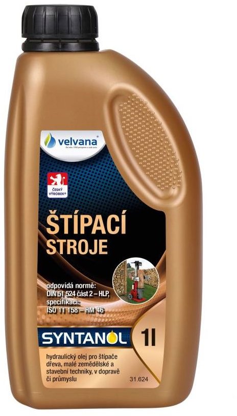 VELVANA Syntanol na štiepacie stroje a malú poľnohospodársku a stavebnú techniku, 1 l