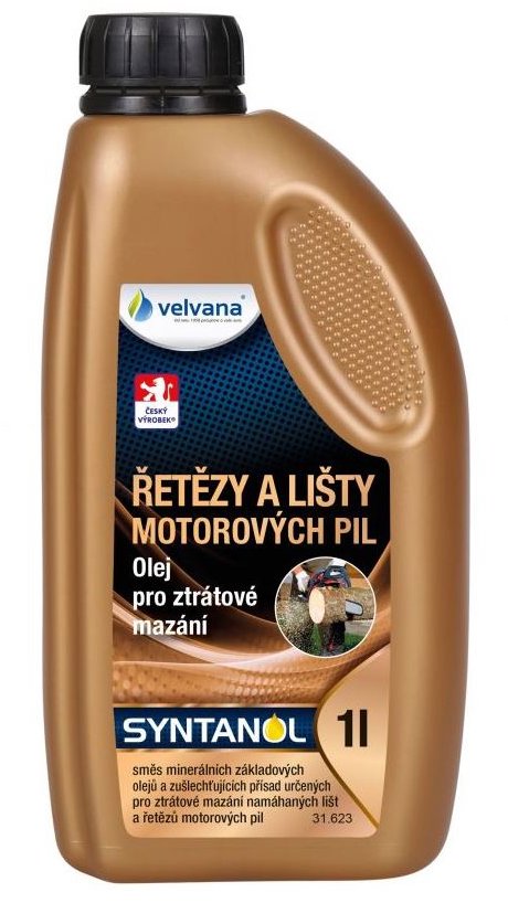 VELVANA Syntanol na stratové mazanie na reťaze a lišty motorových píl, 1 l