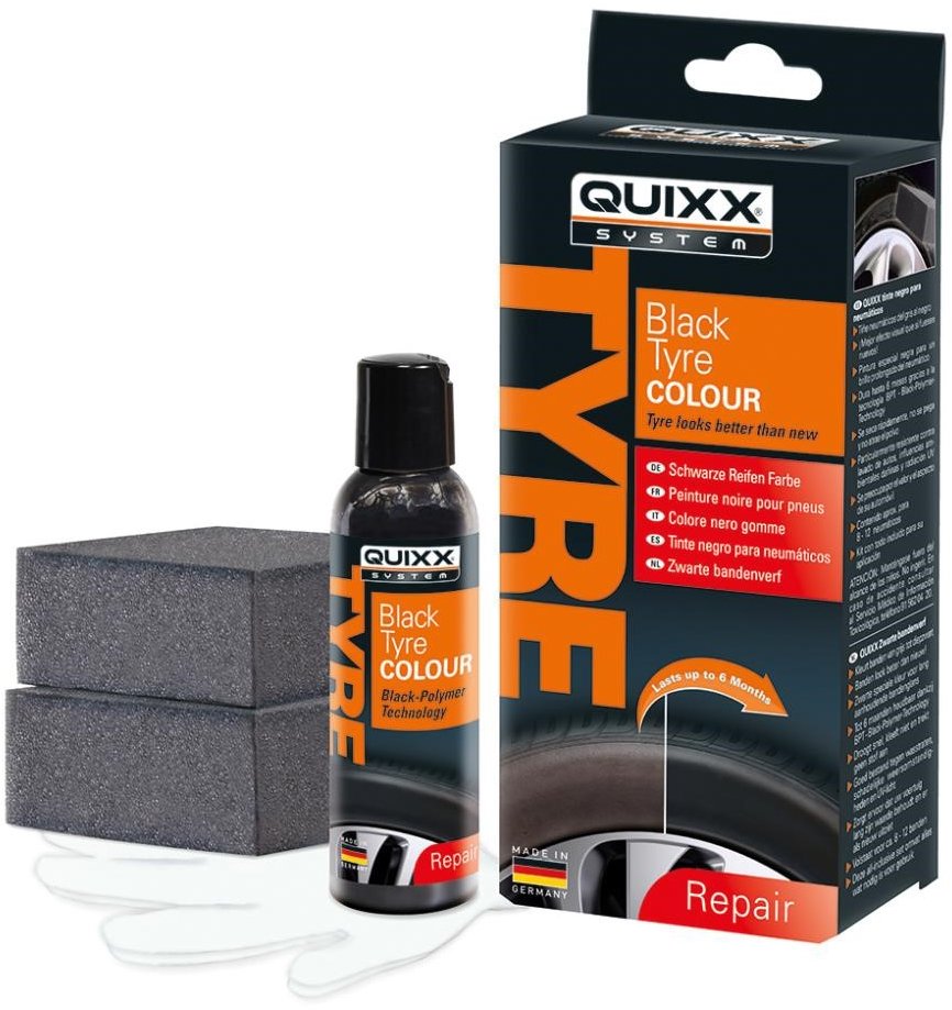 QUIXX Black Tyre Colour – čierna farba na pneumatiky