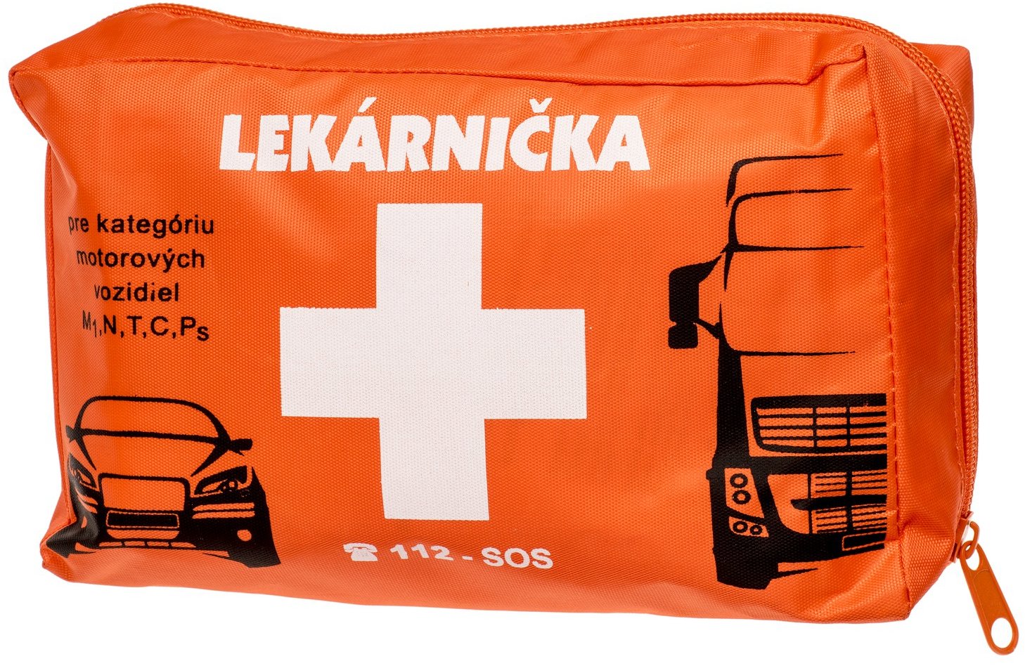 ACI autolekárnička SK – textilná (výbava podľa vyhlášky MDaV SR č.134/2018) oranžová