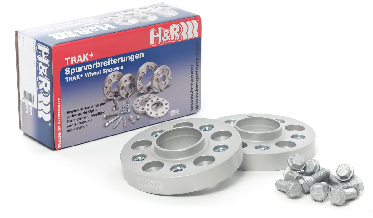 H & R rozširovacie podložky so šírkou 2 × 22,5 mm pre BMW rad 7 G11/G12, strieborné, bez skrutiek