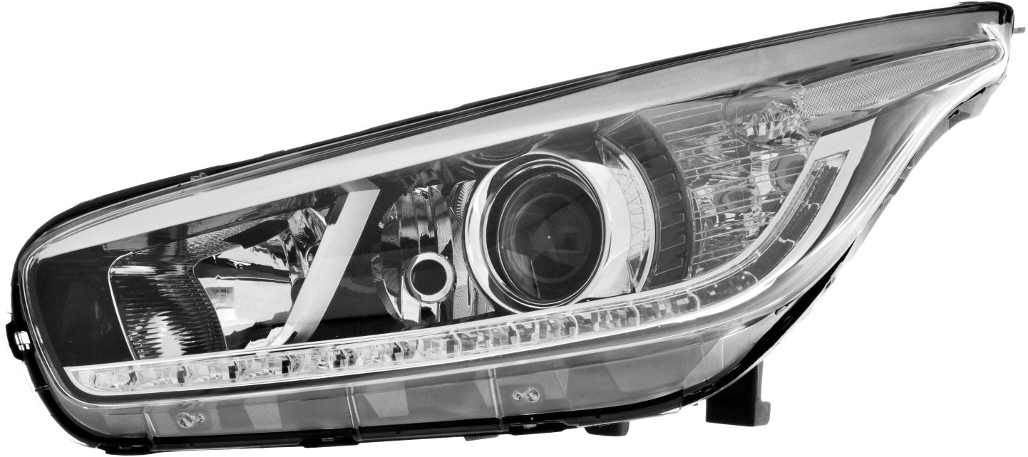ACI Kia Cee'd 10/12-15 predné svetlo H7 + H7 + H7 + LED el. ovládané s motorčekom L