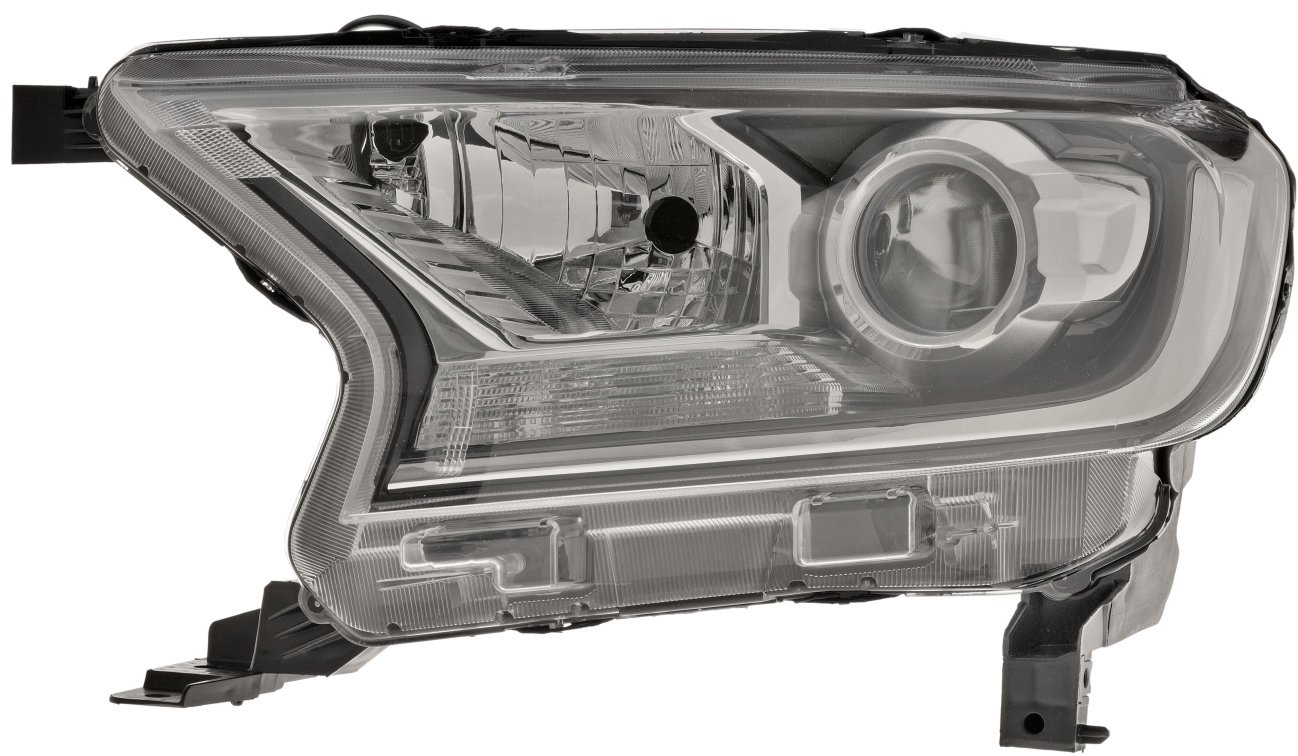 ACI FORD Ranger 16- predné svetlo H11 + H15 s denným svietením (el. ovládané, bez motorčeka) čierne L