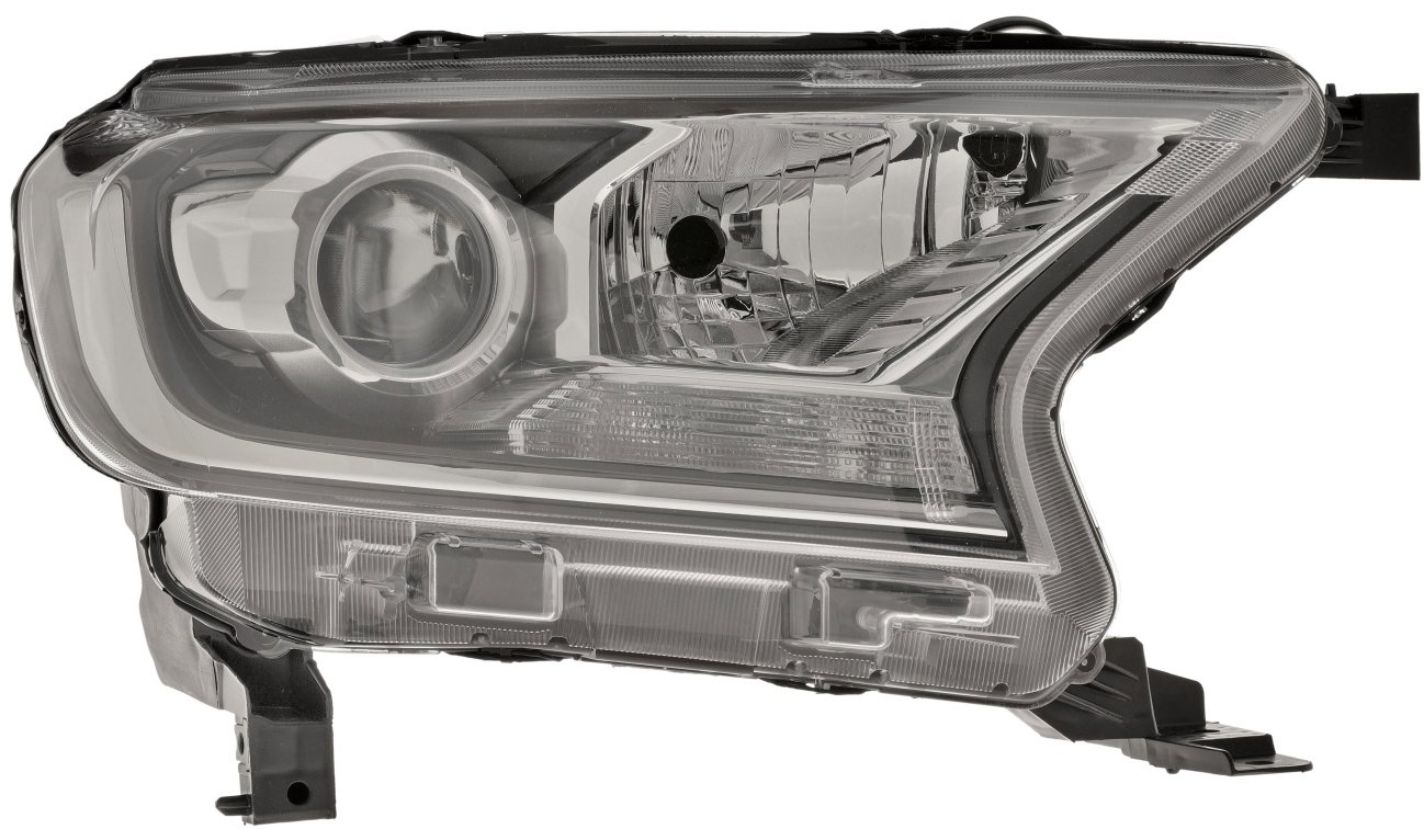 ACI FORD Ranger 16- predné svetlo H11 + H15 s denným svietením (el. ovládané, bez motorčeka) čierne P