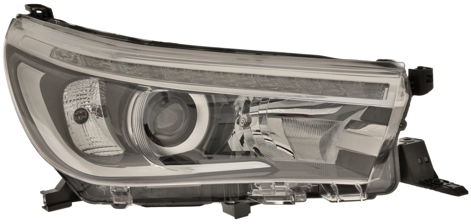 ACI TOYOTA Hilux 16- predné svetlo HB3 + LED (el. ovládané bez motorčeka) čierne P