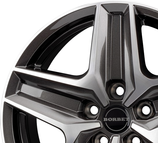 Borbet CWZ Anthracite 7,5 × 18 5 × 112 ET48