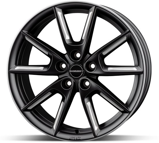Borbet LX19 Black Silver 8 × 19 5 × 114 ET50