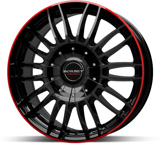 Borbet CW3 Red 7,5 × 18 5 × 130 ET53