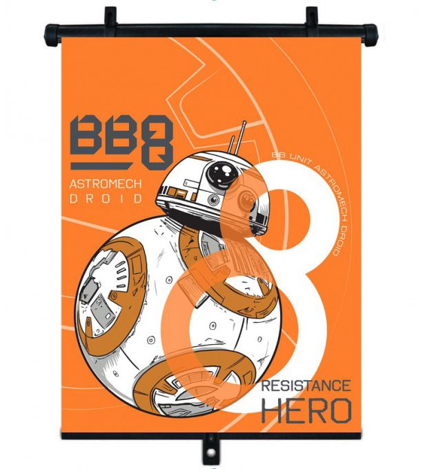 Disney Slnečná clona roletka Star wars BB-8
