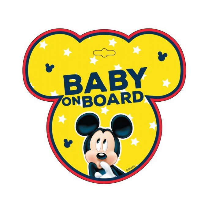 Disney Mickey – na prísavku na zadné okno