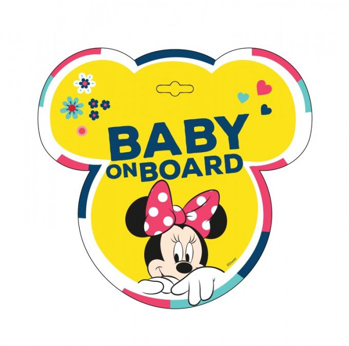 Disney Minnie – na prísavku na zadné okno