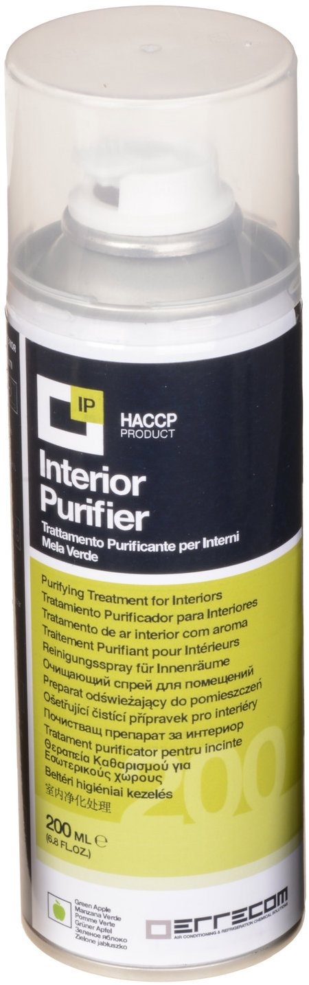 ERRECOM čistič klimatizácie a interiéru vozidla, sprej 200 ml, zelené jablko