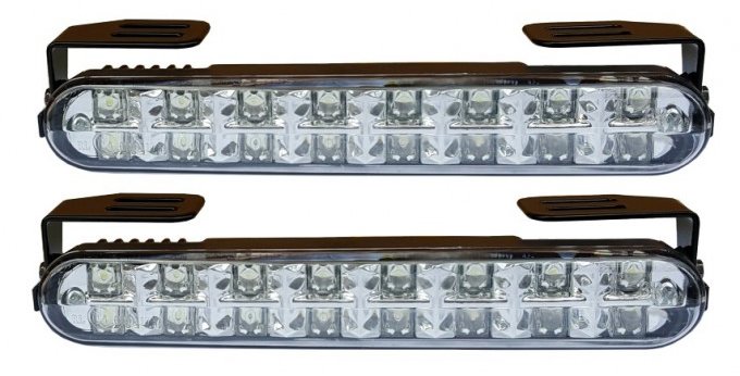 Svetlá na denné svietenie 2× 16 LED