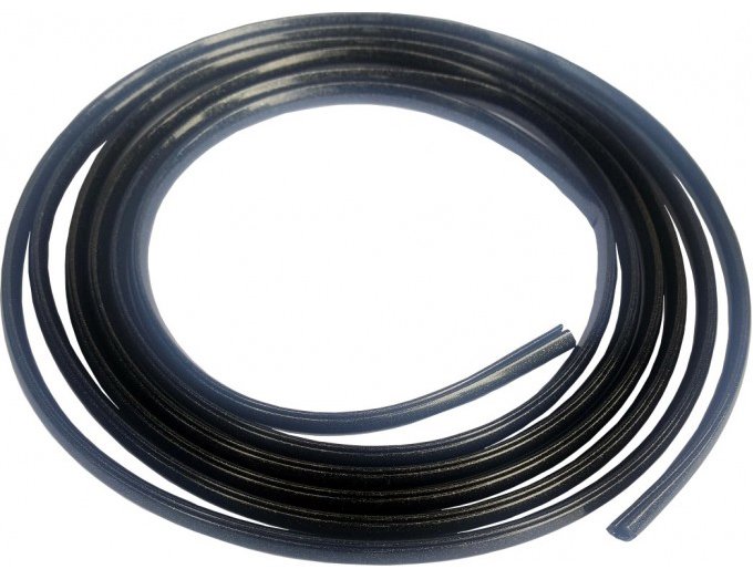 Prexim na ochranu dverí 3 m, profil 8 × 6 mm, čierna perleť